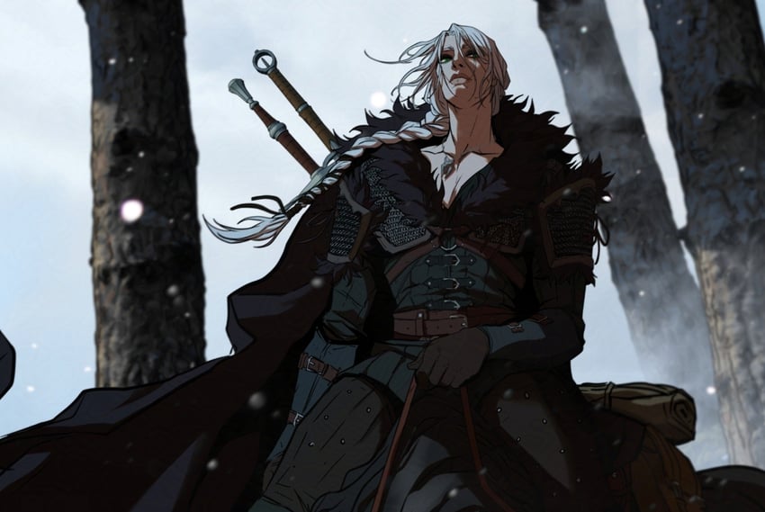 ciri (the witcher and 1 more) drawn by bsartsss