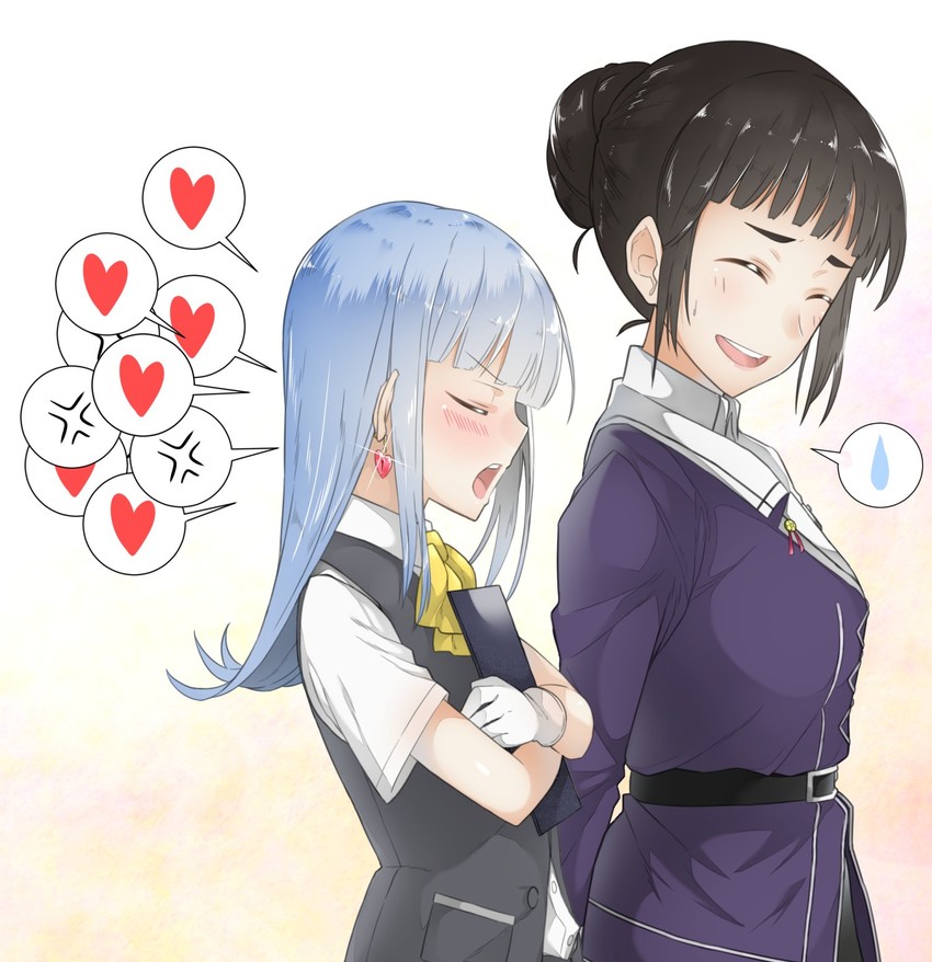 myoukou, hatsukaze, and myoukou kai ni (kantai collection) drawn by shinonome_yuu