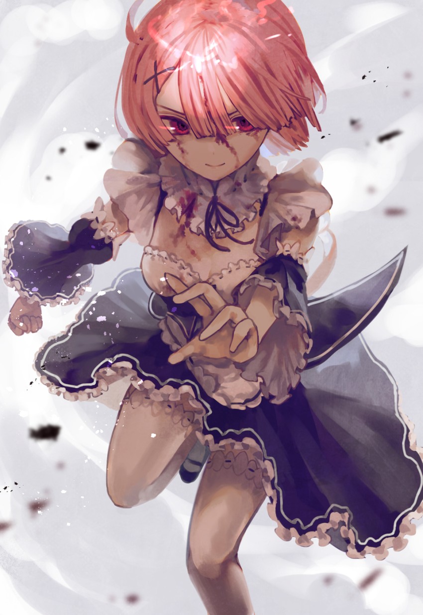 ram (re:zero kara hajimeru isekai seikatsu) drawn by nomuraumu