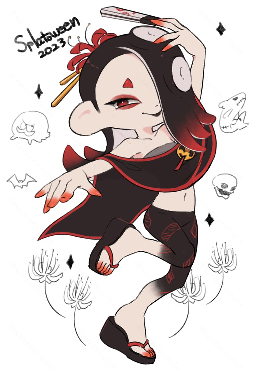 shiver (splatoon and 1 more) drawn by coula_cat