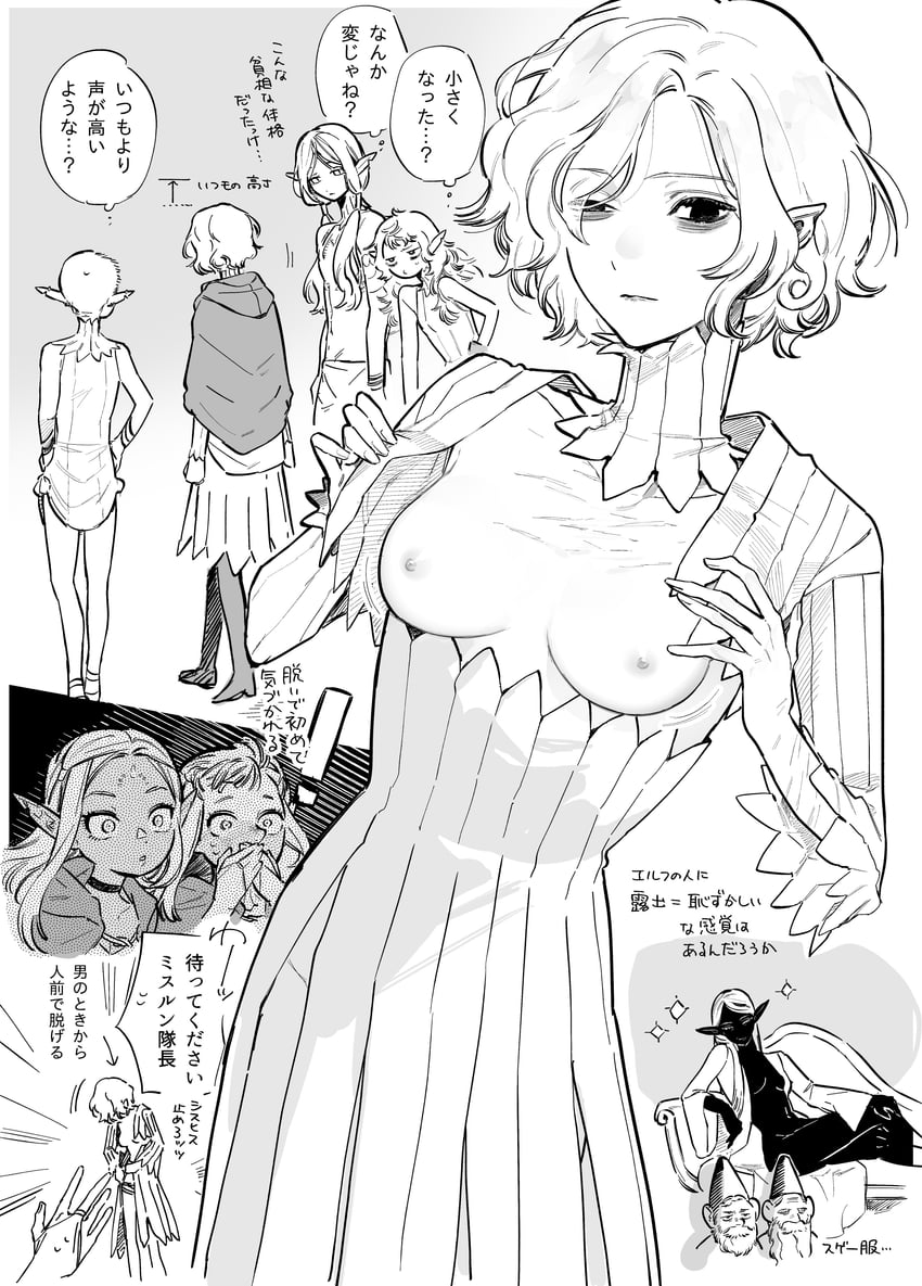 mithrun, fleki, lycion, cithis, pattadol, and 2 more (dungeon meshi) drawn by ochitsukutsuku