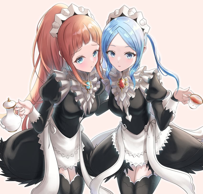 felicia and flora (fire emblem and 1 more) drawn by okazu2010015