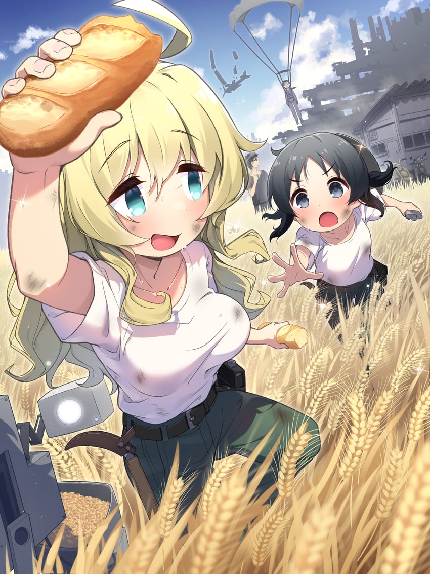 chito, yuuri, kanazawa, and ishii (shoujo shuumatsu ryokou) drawn by kuromasu