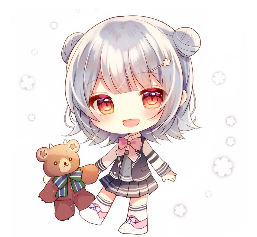 koharu rikka and lakiston (voiceroid and 2 more) drawn by yuduki