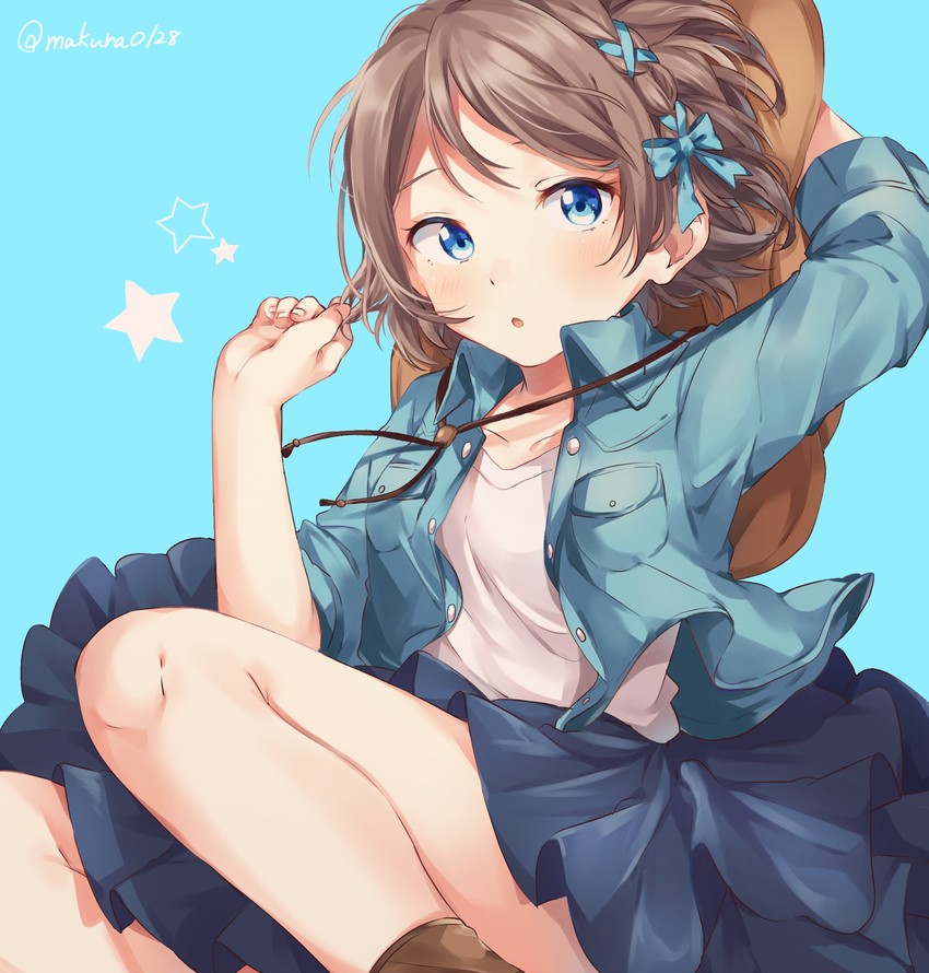 watanabe you (love live! and 1 more) drawn by makura_(makura0128)