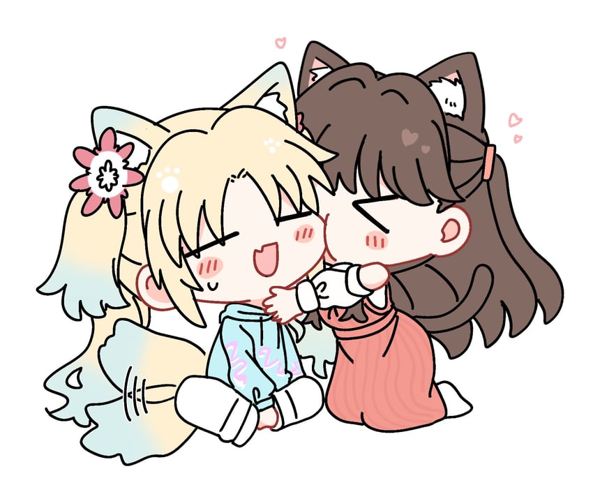 fujishima megumi and osawa rurino (love live! and 1 more) drawn by watage_modoki