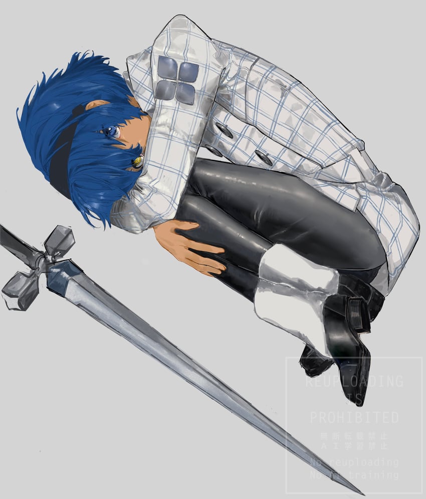protagonist (metaphor: refantazio) drawn by hhhuzh