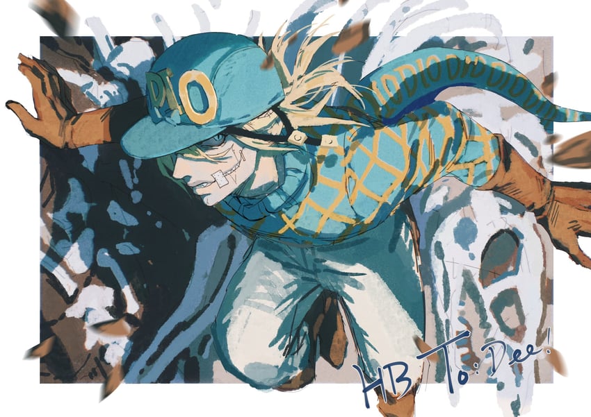 diego brando and scary monsters (jojo no kimyou na bouken and 1 more) drawn by ringpullwww