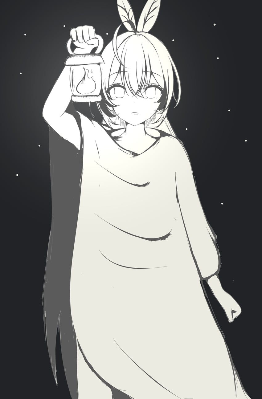 nanashi mumei (hololive and 2 more) drawn by panpanmc4