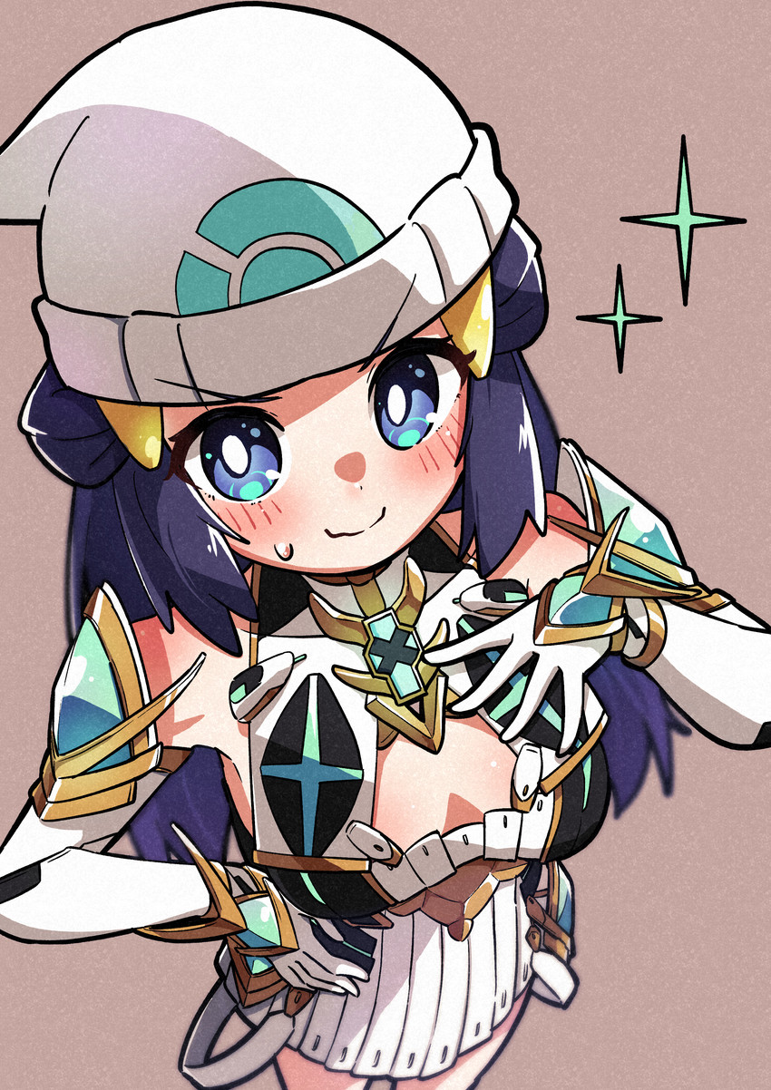 dawn and mythra (pokemon and 3 more) drawn by merugamu_melgum