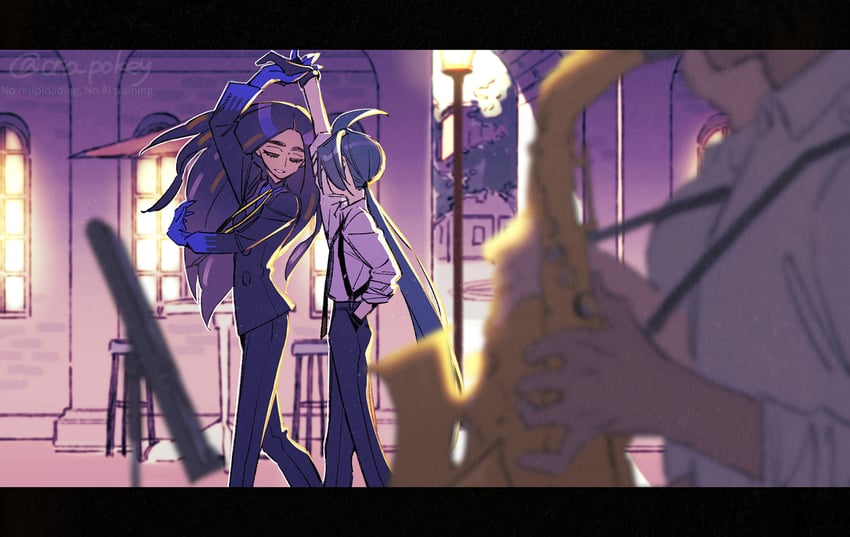 rika and geeta (pokemon and 1 more) drawn by shougo-akira