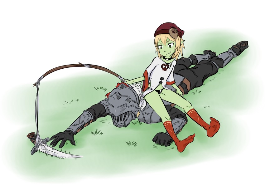 goblin slayer and honwasabi (goblin slayer! and 1 more) drawn by zedns