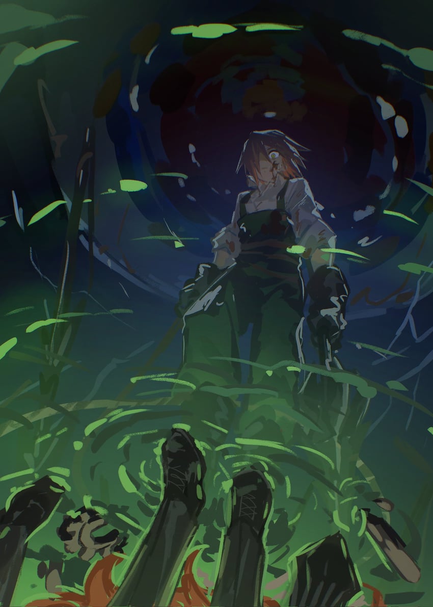 ishmael (project moon and 1 more) drawn by shiqicheng