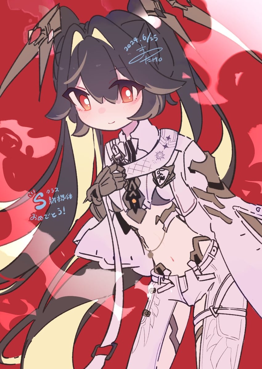 lucia and lucia: pyroath (punishing: gray raven) drawn by matsutake_san9