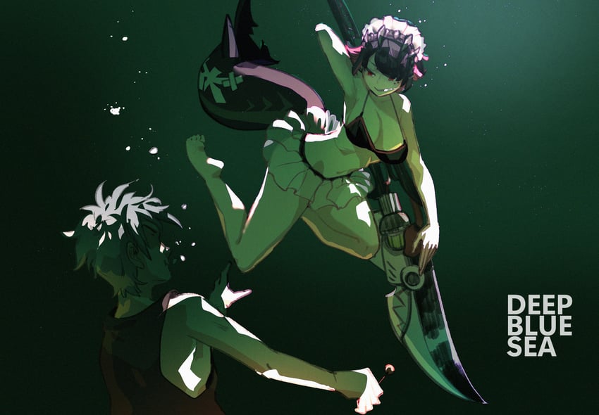 ellen joe (zenless zone zero and 1 more) drawn by yoruniyoruyoshi