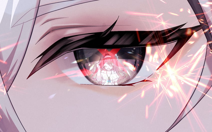 arlecchino and clervie (genshin impact) drawn by sora_(garakuta_waltz)