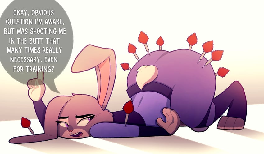 judy hopps (zootopia) drawn by kinggargantuas