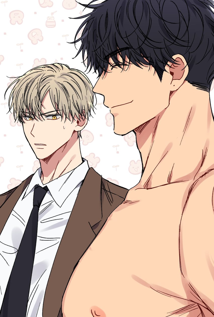 kang woojin and lim haegyung (love jinx) drawn by geonhan
