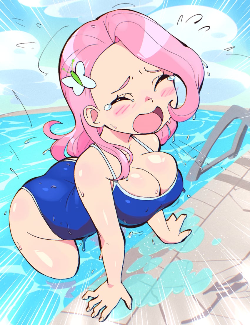 fluttershy (my little pony and 2 more) drawn by aetherion