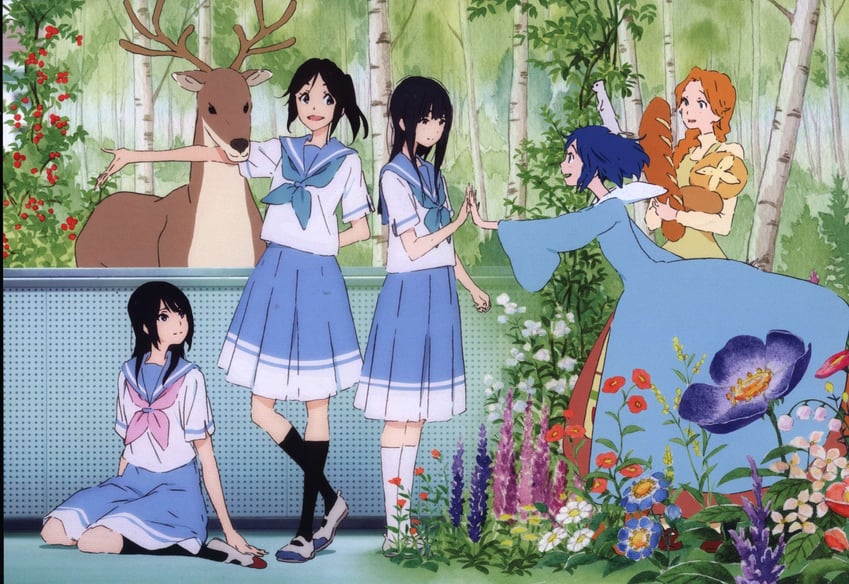 kousaka reina, yoroizuka mizore, kasaki nozomi, girl, and liz (hibike! euphonium and 1 more)