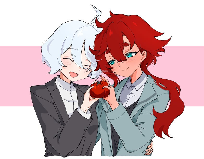 suletta mercury and miorine rembran (gundam and 1 more) drawn by citron80citron