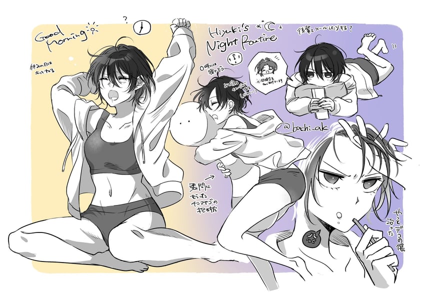 kagari hiyuki and harima shiyumi (kagurabachi) drawn by akanashi_(bachi_ak)