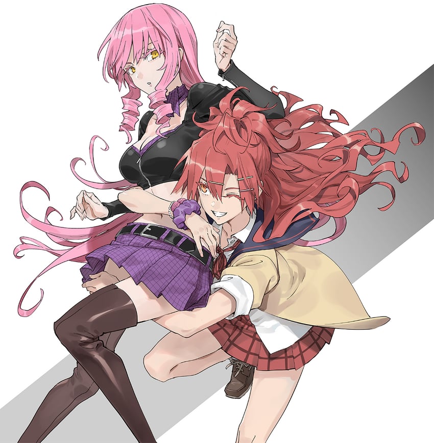 inukai isuke and sagae haruki (akuma no riddle) drawn by minakata_sunao