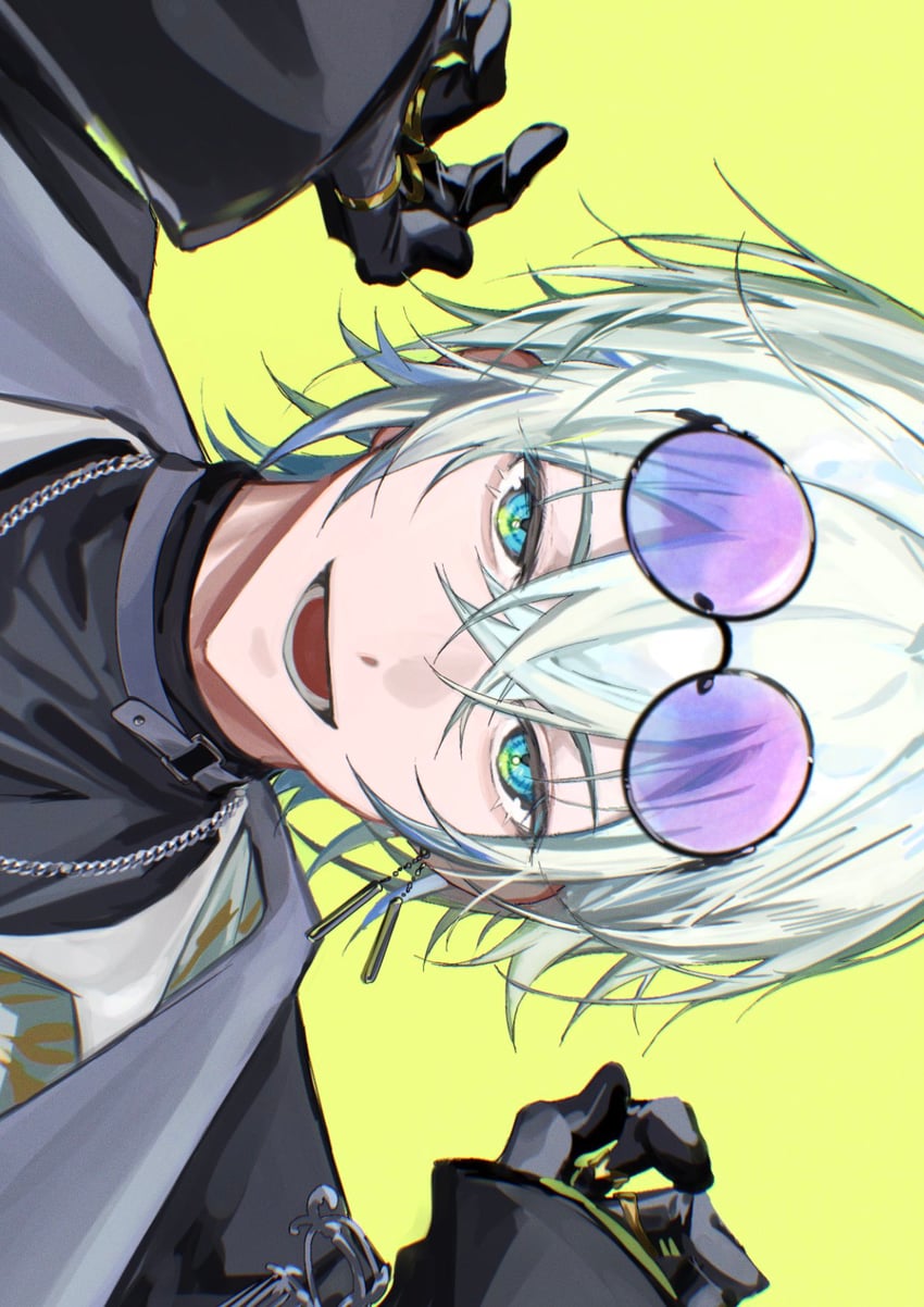 kaelix debonair (nijisanji and 1 more) drawn by miroku_(butuzo33)