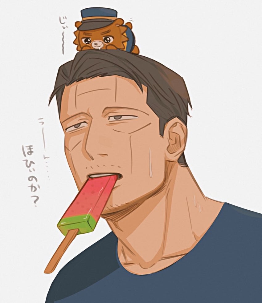 sugimoto saichi and kikuta mokutaro (golden kamuy) drawn by tonta_(tonta1231)