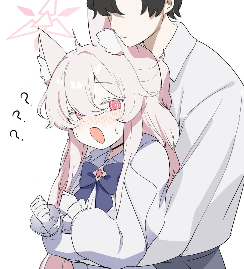 sensei and akira (blue archive and 1 more) drawn by sonic2452
