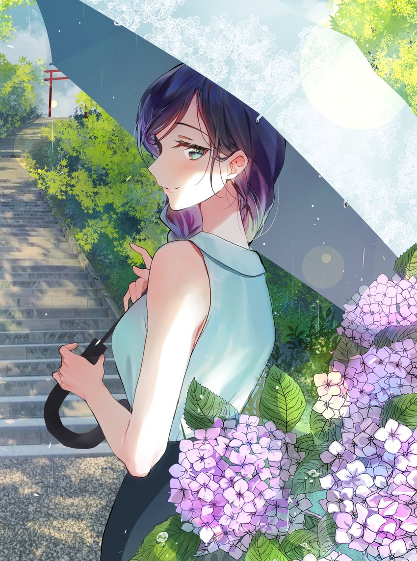 tojo nozomi (love live! and 1 more) drawn by naarann