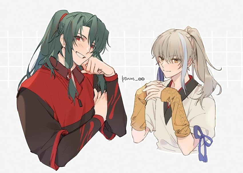 archer and zheng chenggong (fate and 1 more) drawn by pinus_00