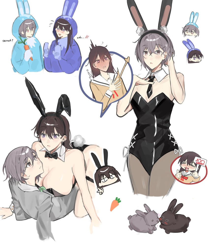 shiina taki and takamatsu tomori (bang dream! and 1 more) drawn by linh_3l