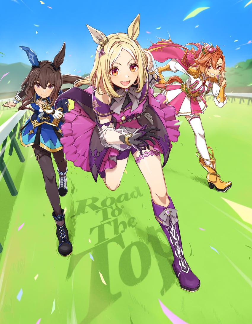 admire vega, t.m. opera o, and narita top road (umamusume and 1 more) drawn by nanaheibei_3