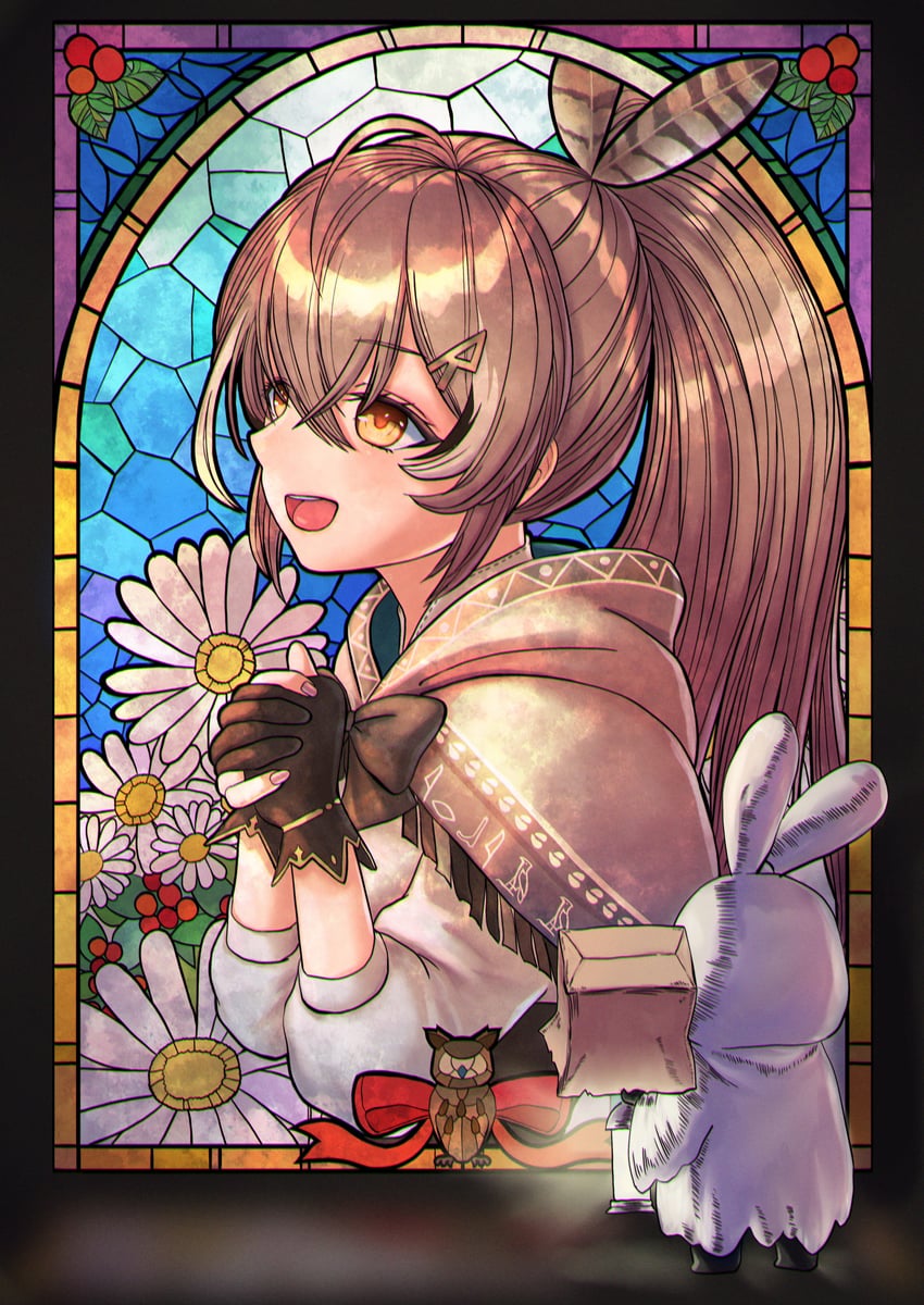 nanashi mumei and friend (hololive and 2 more) drawn by 35mmaf