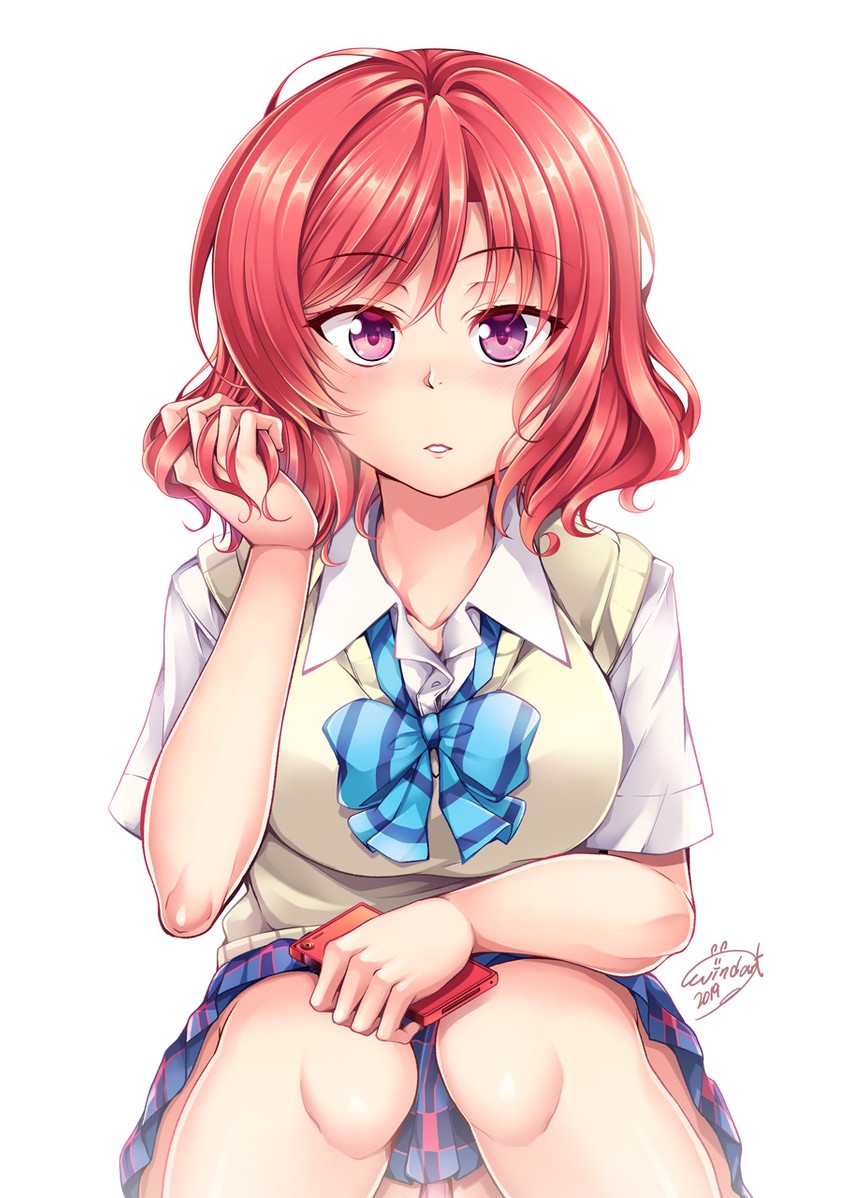 nishikino maki (love live! and 1 more) drawn by windart
