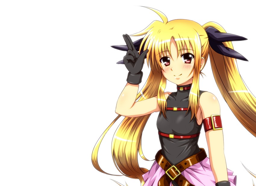 fate testarossa (lyrical nanoha and 2 more) drawn by diesel-turbo