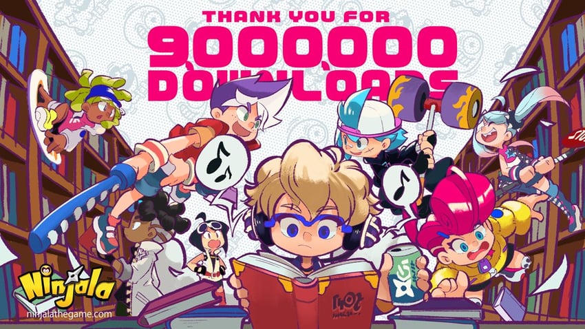 gumchi, kappei, van, berecca, lucy, and 4 more (ninjala and 1 more) drawn by rianti-wong