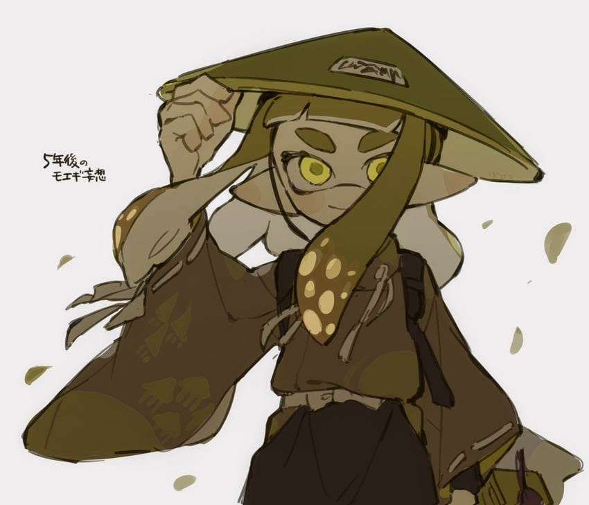 inkling player character and inkling girl (splatoon) drawn by p0m4_p0m4