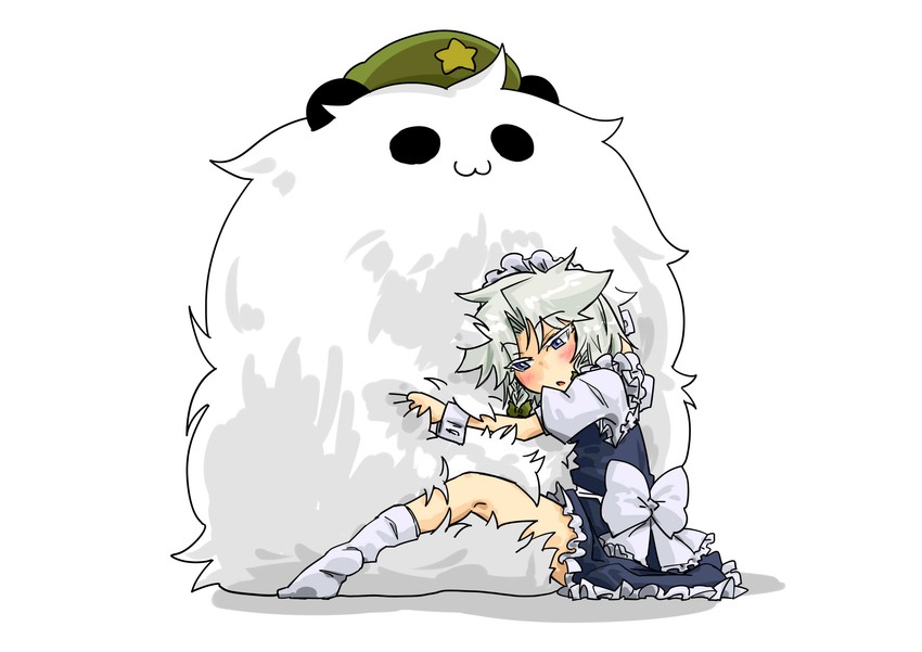 izayoi sakuya, hong meiling, and panda meiling (touhou) drawn by seki_(red_shine)