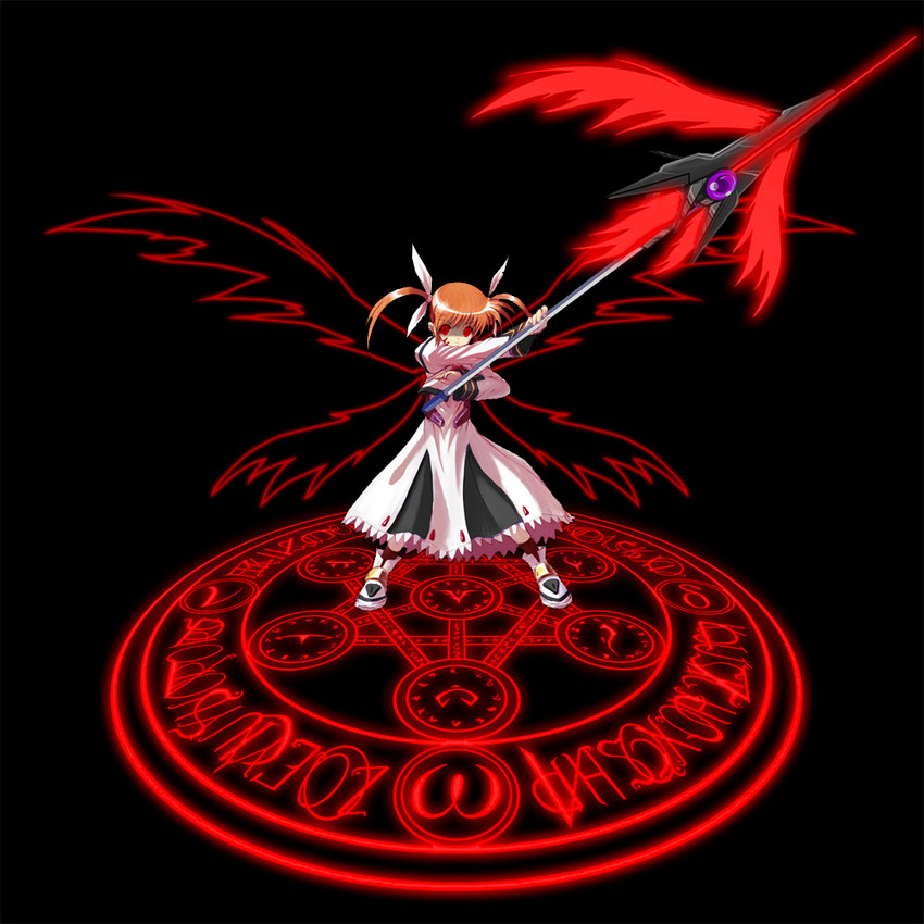 takamachi nanoha and raising heart (lyrical nanoha and 2 more)