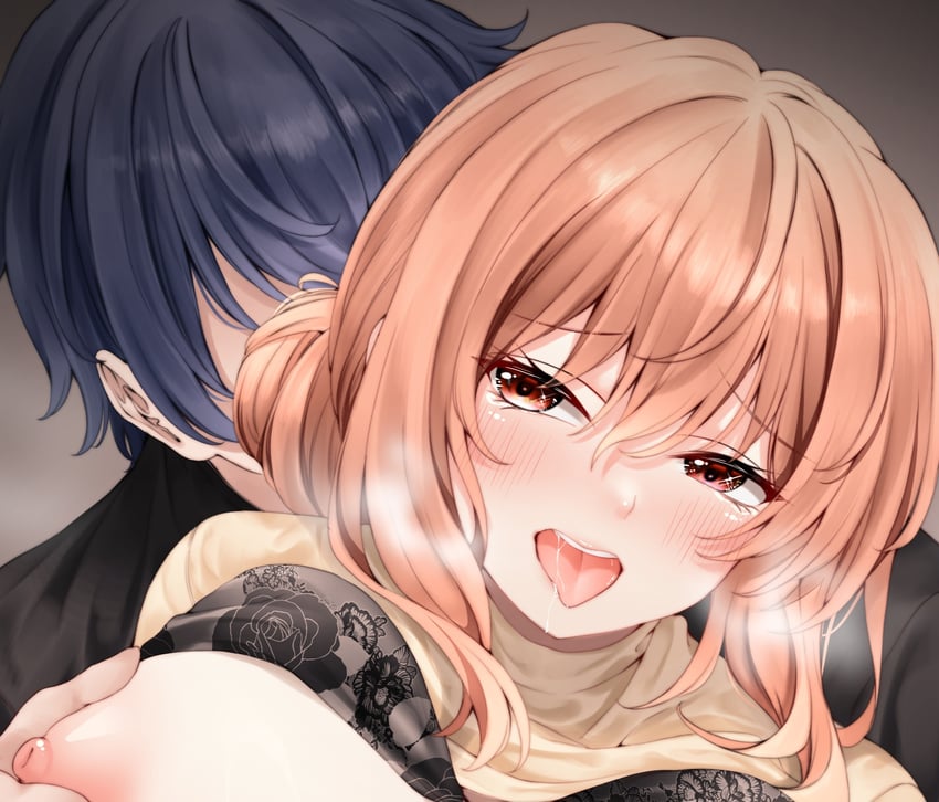 hikigaya hachiman and yuigahama yui's mother (yahari ore no seishun lovecome wa machigatteiru.) drawn by red_hayao