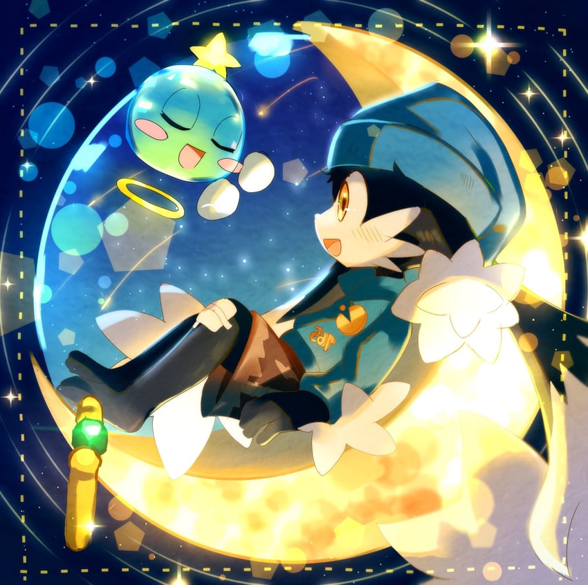 klonoa and huepow (kaze no klonoa) drawn by kurorinamori