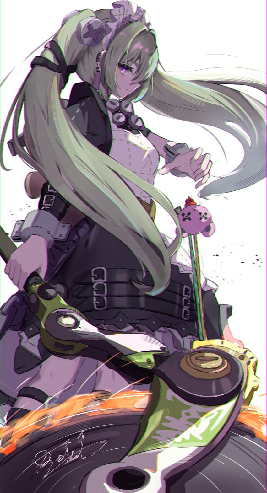 corin wickes (zenless zone zero) drawn by reinoni