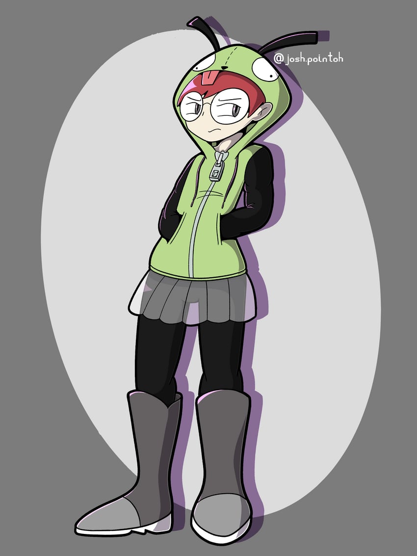 penny and gir (pokemon and 2 more) drawn by josh.pointoh