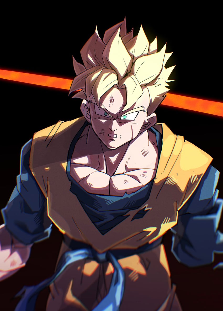 son gohan (dragon ball and 3 more) drawn by tkht_9315