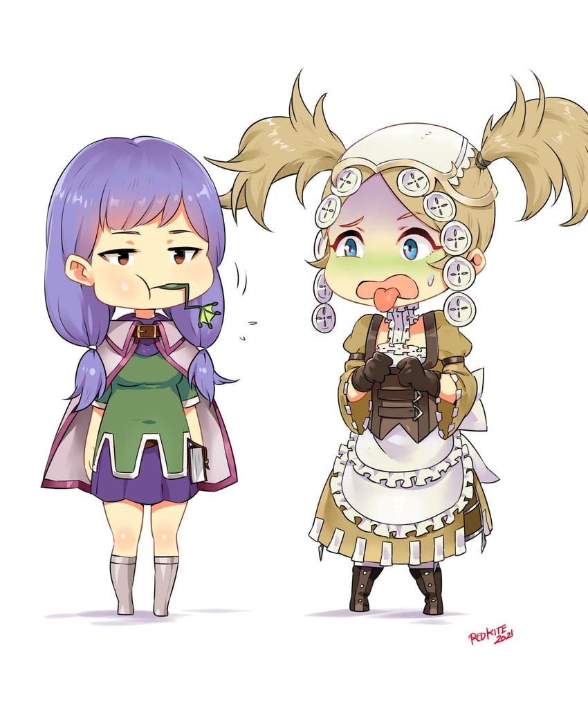 lissa and ilyana (fire emblem and 2 more) drawn by igni_tion