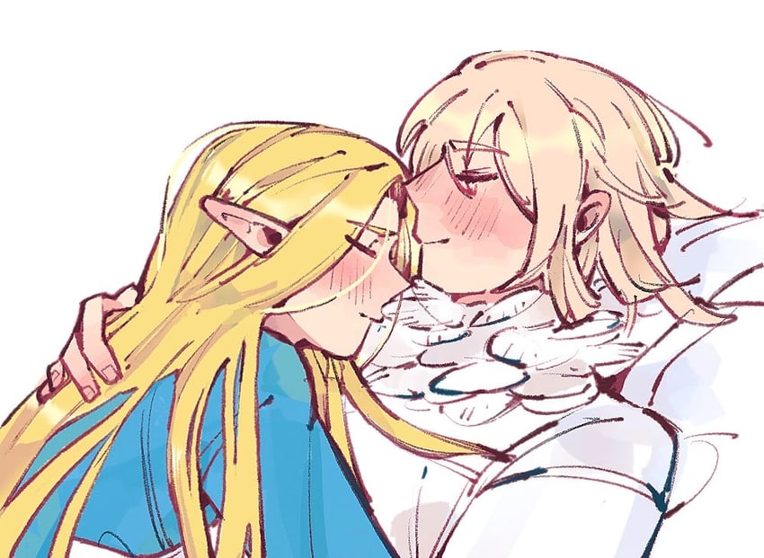 marcille donato and falin touden (dungeon meshi) drawn by dohwa110