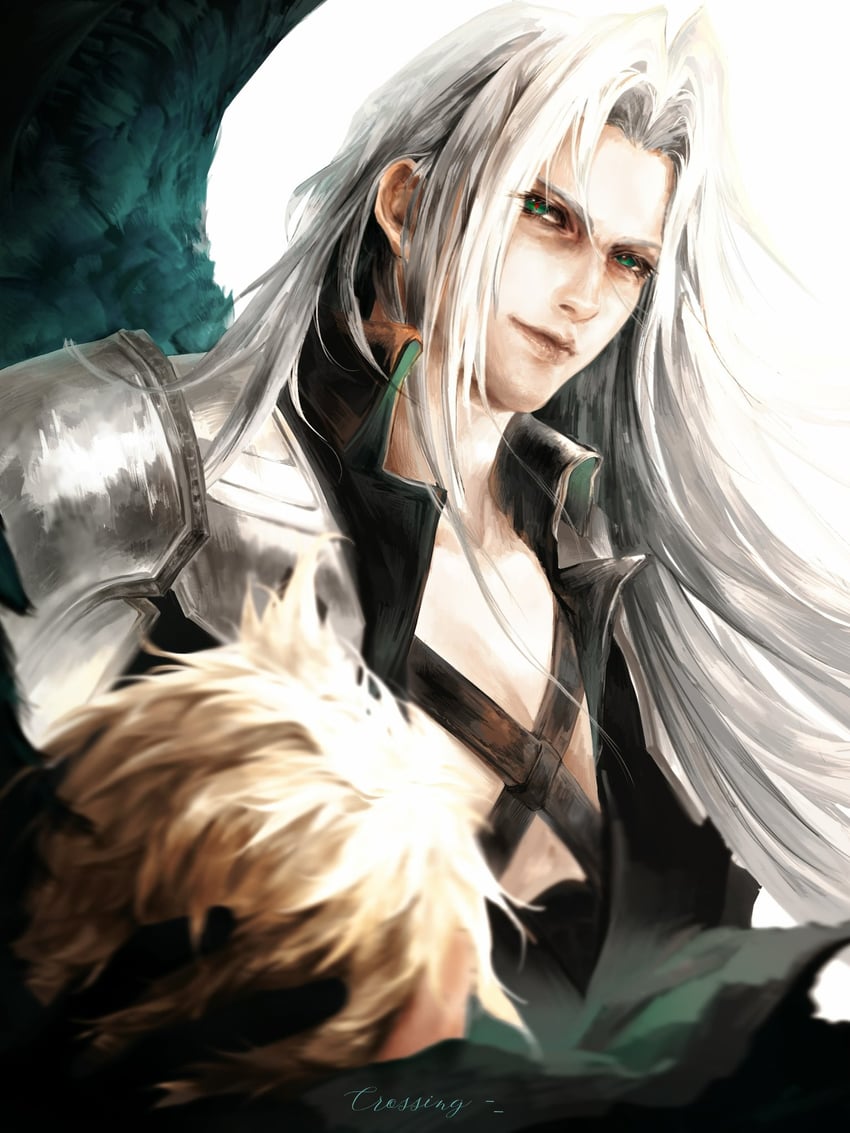 cloud strife and sephiroth (final fantasy and 1 more) drawn by crossing1315174