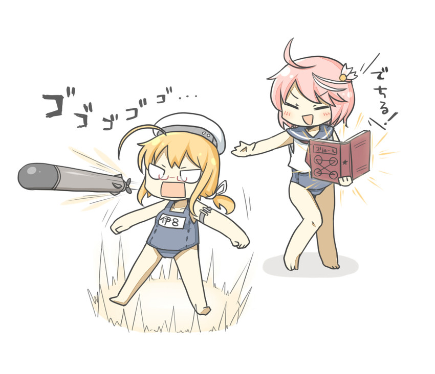 i-58 and i-8 (kantai collection and 1 more) drawn by yuasan